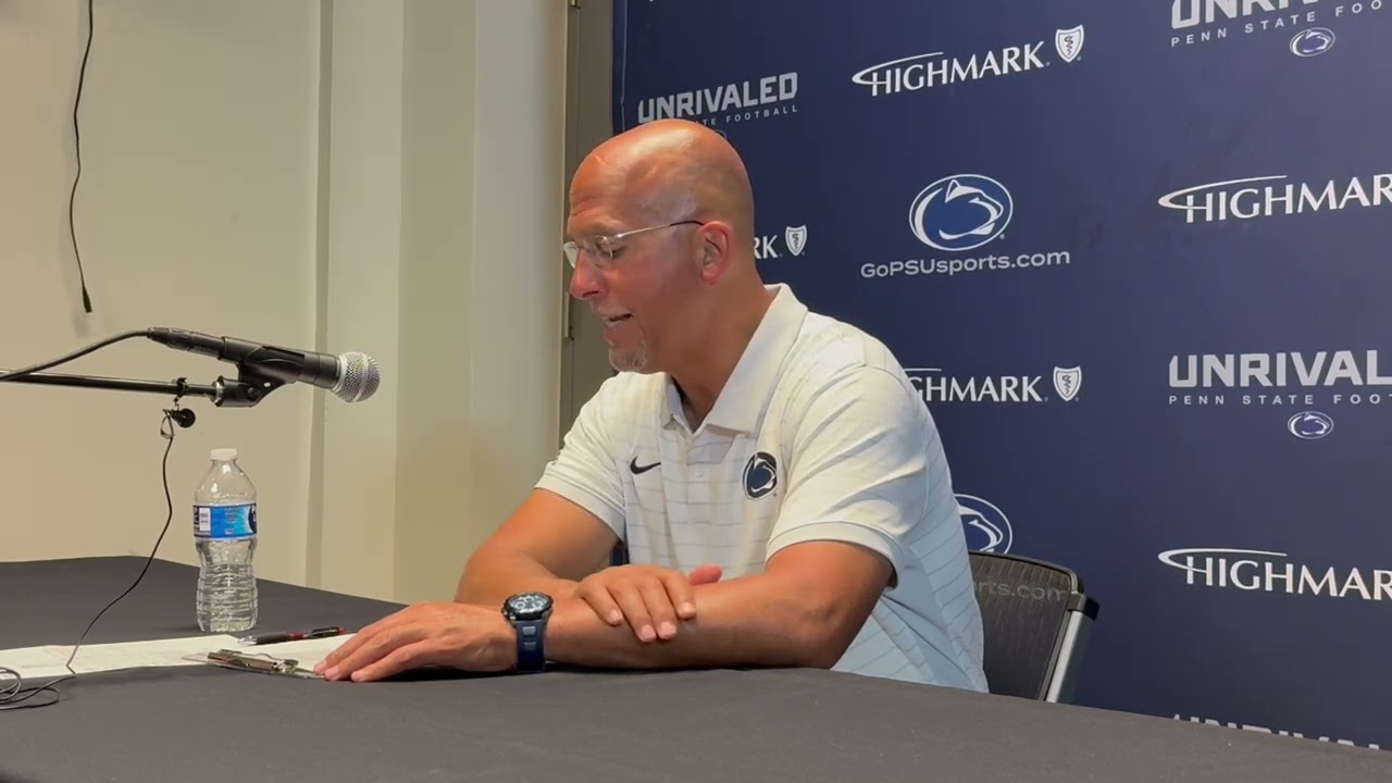 Penn State coach James Franklin after the loss to UCLA