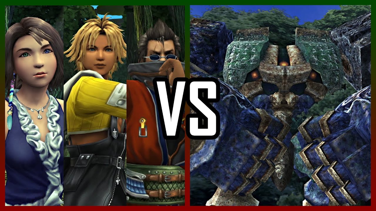 Tidus, Auron, and Yuna vs. YSLS-Zero | Final Fantasy X-2 HD Remaster