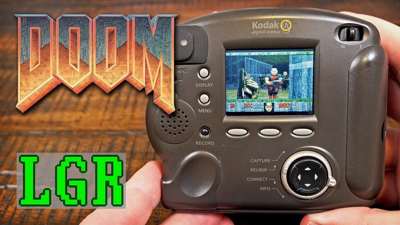 DOOM on a Digital Camera from 1998!
