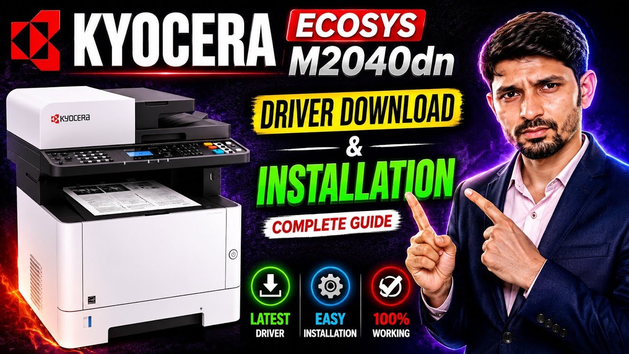 How to Download and install drivers on Windows 10, 11 | Kyocera quick scan download and Install