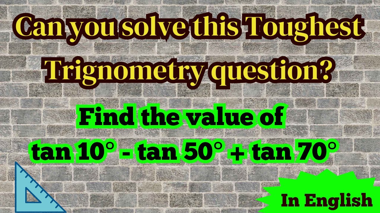 IIT-JEE 2025 |Toughest trigonometry Problem JEE level | English explanation | Justin Edwin #iit #jee