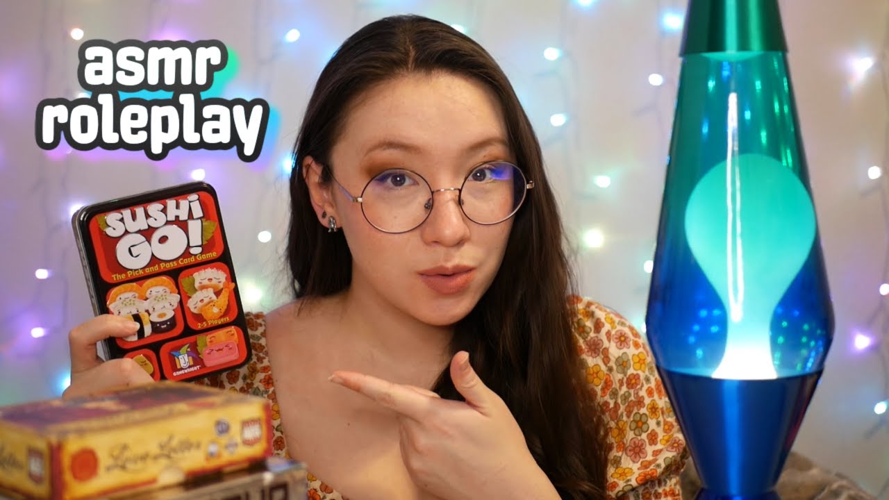 ASMR Roleplay 🎲 Your Friend Patiently Teaches You a Game 🍣 Close Up Personal Attention