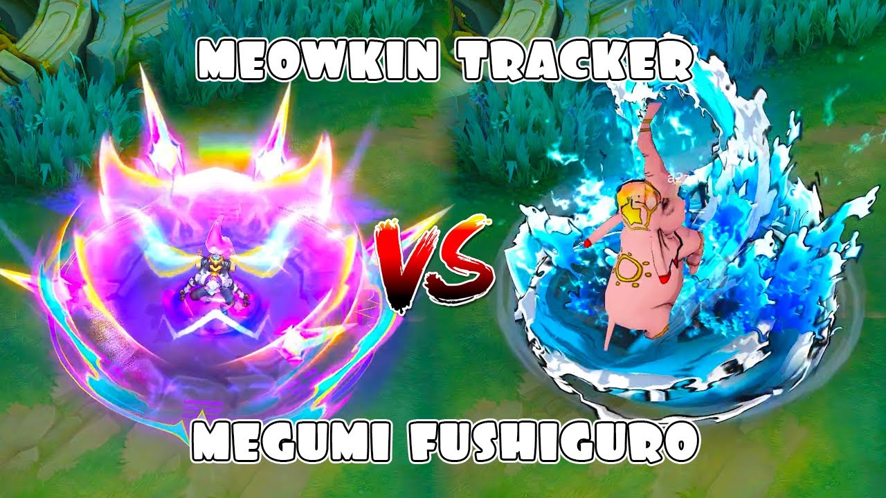 Julian Meowkin Tracker VS Megumi Fushiguro | Mystic Meow VS Jujutsu Kaisen Skin Comparison