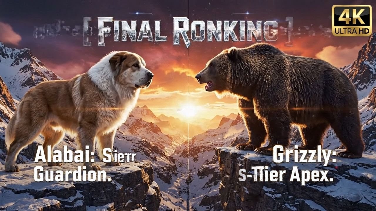 Grizzly Bear vs. Alabai The Central Asian Titan (Secrets of Life Simulation)