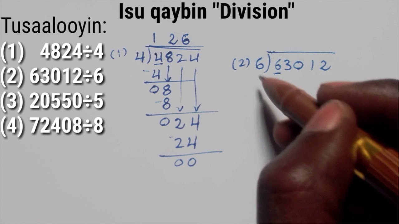 Casharka 6aad: Isuqaybinta Tirooyinka