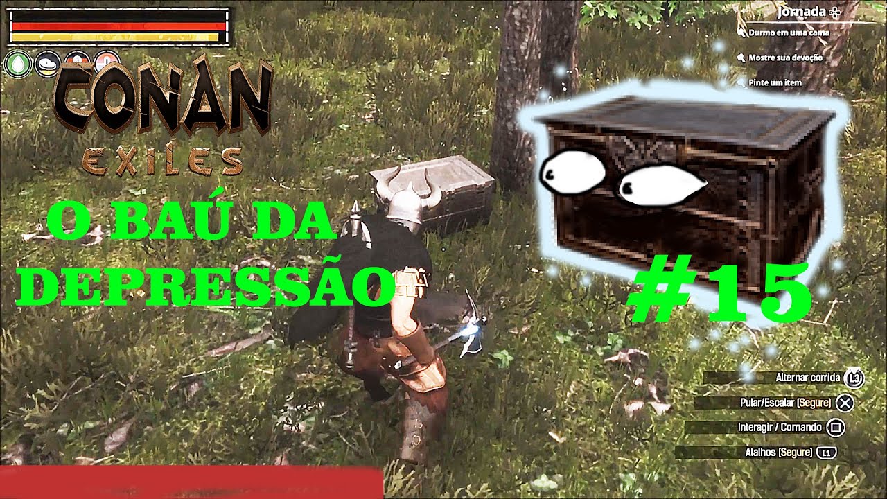 CONAN EXILES: O BA&Uacute; DA DEPRESS&Atilde;O, BA&Uacute; SECRETO NAS TERRAS DO EX&Iacute;LIO LOL