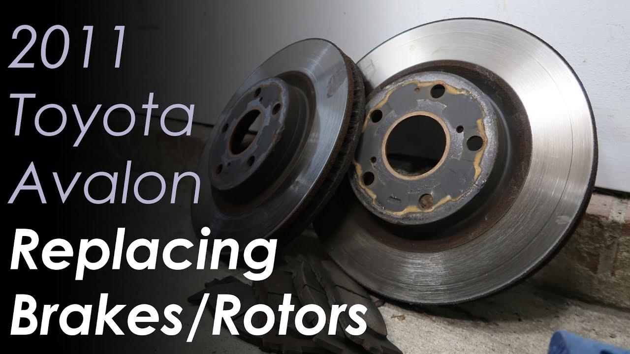 How To Replace Brakes and Rotors // 2011 Toyota Avalon