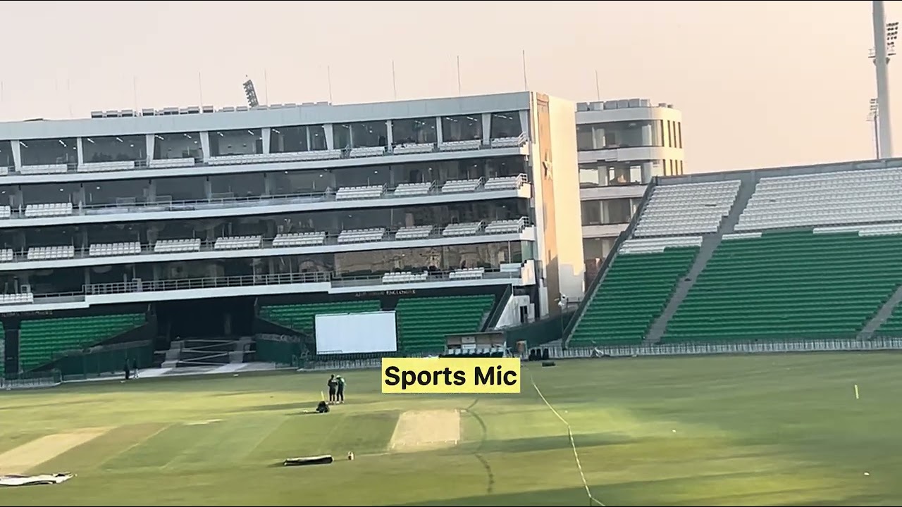 Gaddafi Stadium preparation for Australia Series | Series ki tayari Kaisi hoti hai ?