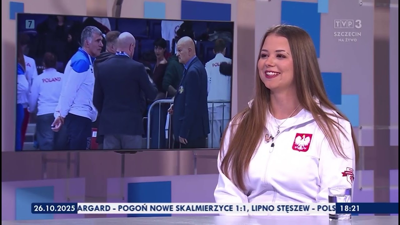 Wywiad z Patrycją Staszek w TVP Szczecin po Mistrzostwach Europy IKU - Szczecin 2025