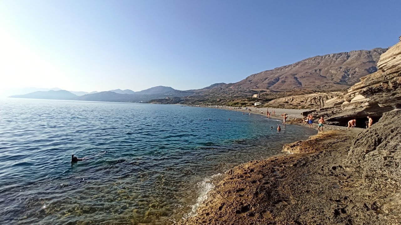 &Pi;&alpha;&rho;&alpha;&lambda;ί&alpha; &Tau;&rho;&iota;ό&pi;&epsilon;&tau;&rho;&alpha; [full tour] / Triopetra beach [full tour]