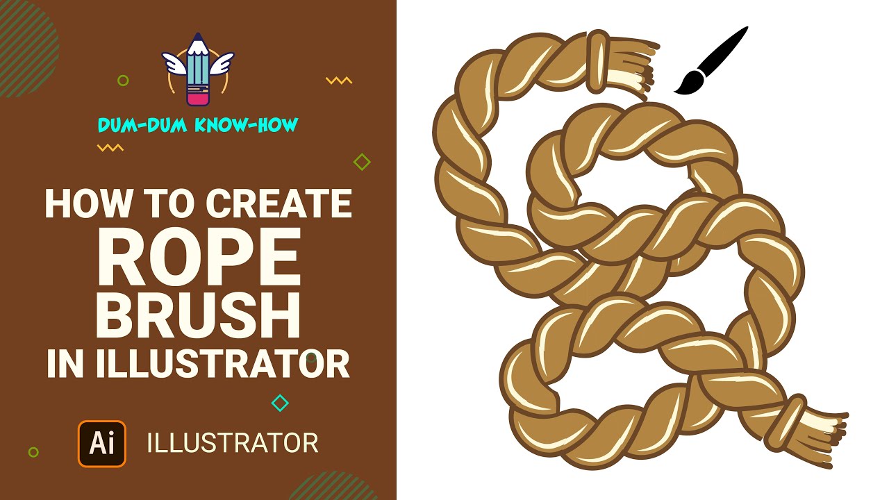 How to Create Pattern Brush in Adobe Illustrator Tutorial