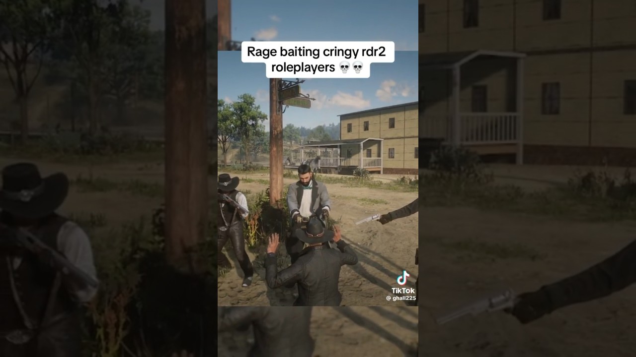 Rage Baiting cringey Red Dead Online RP Players💀🙏 #rdr2 #rp #trolling #rptrolling