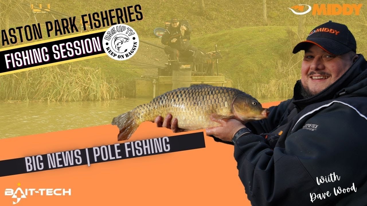 BIG NEWS ! !  FISHING SESSION: ASTON PARK FISHERIES | SPLIT LAKE | SHEFFIELD | BAGUPTV