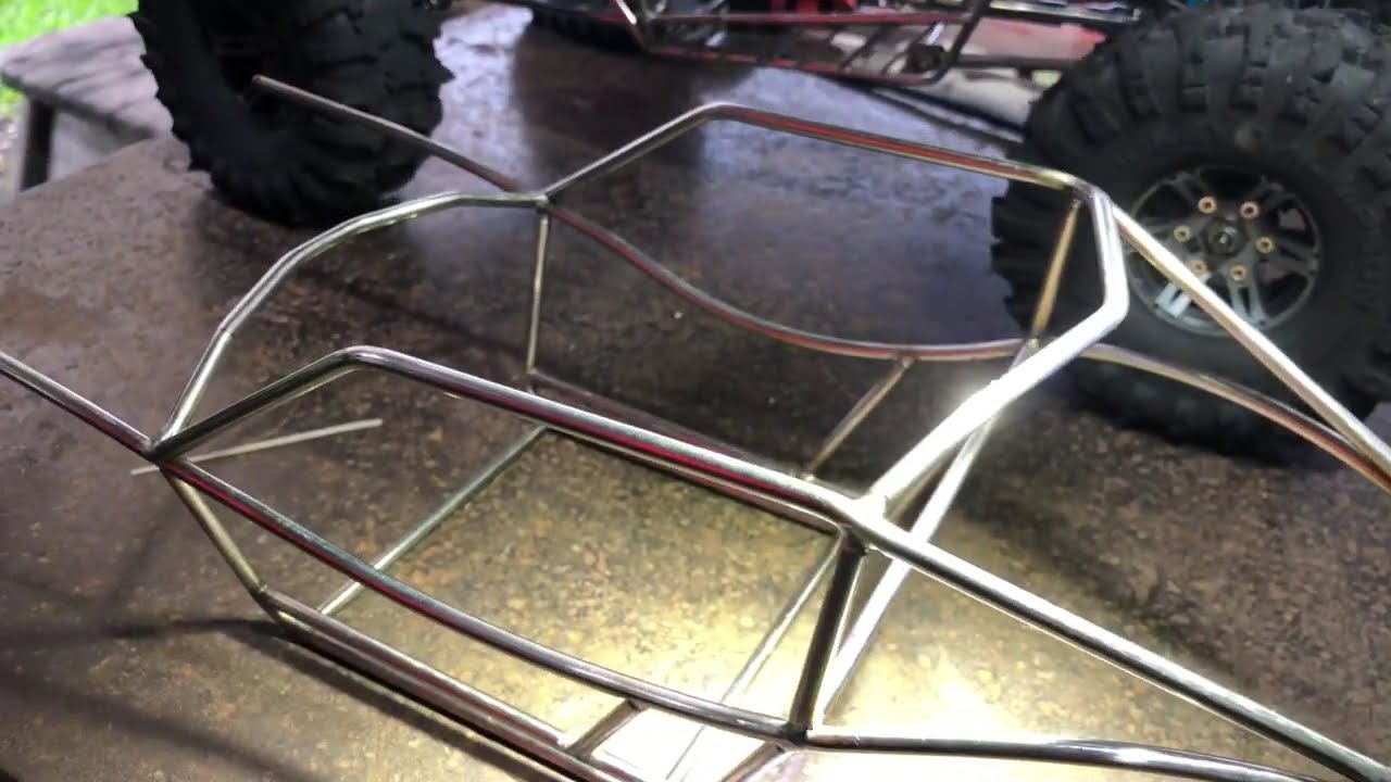 PART 2 - How to make 1/10 unlimited class RC CRAWLER ( Solid 4 mm Stainless Steel Rock Bouncer ).