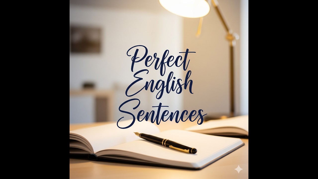 Making Perfect English Sentences
