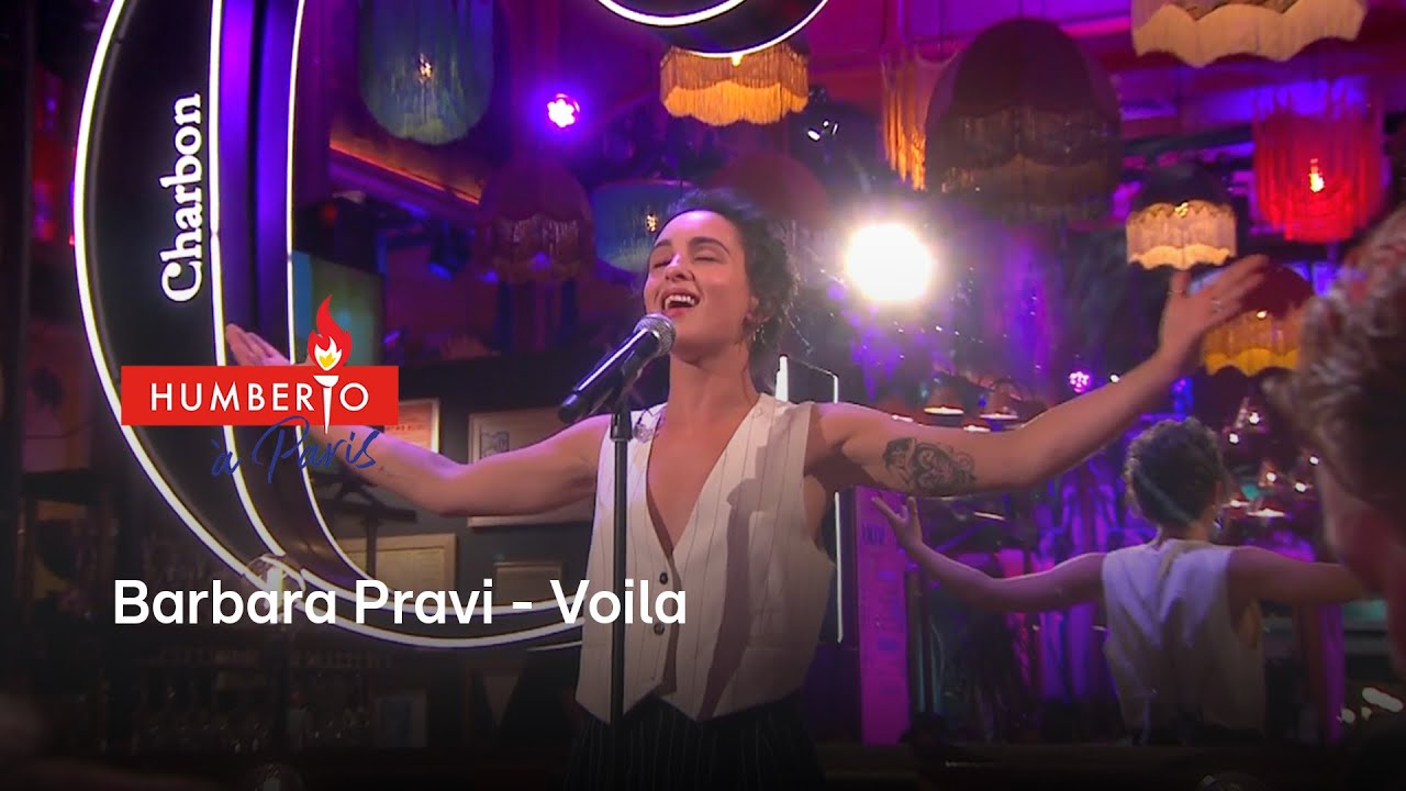 Barbara Pravi treedt op met wereldhit Voila | Humberto à Paris