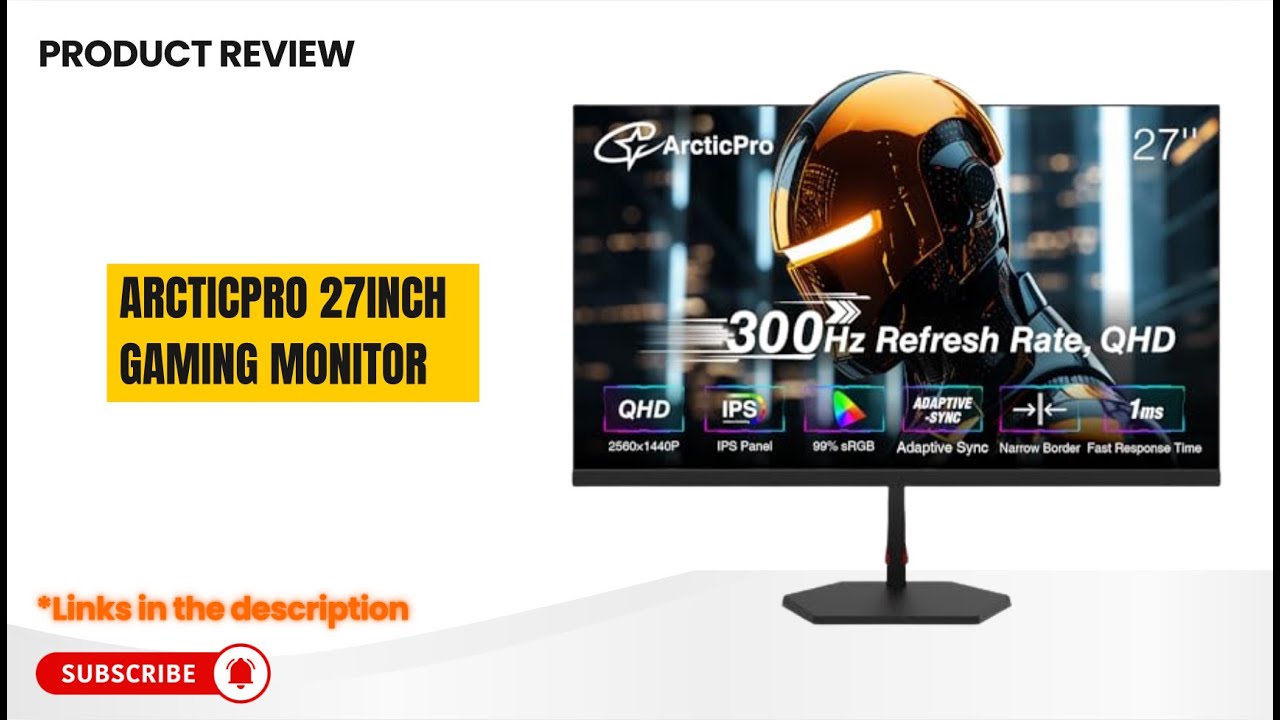 ArcticPro 300Hz Gaming Monitor Review | 1440p IPS 1ms | Best Competitive Monitor?