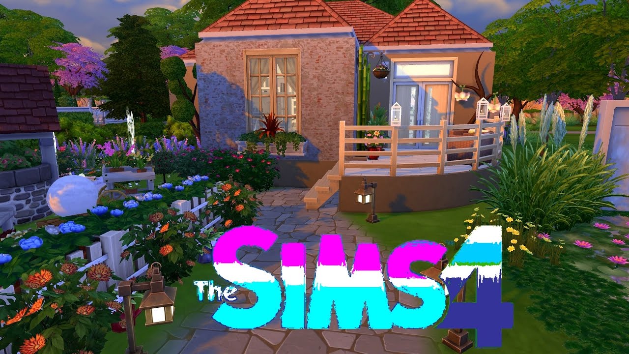 The Sims 4 Speedbuild #2 Domek BEZ MODÓW do pobrania dla każdego :)