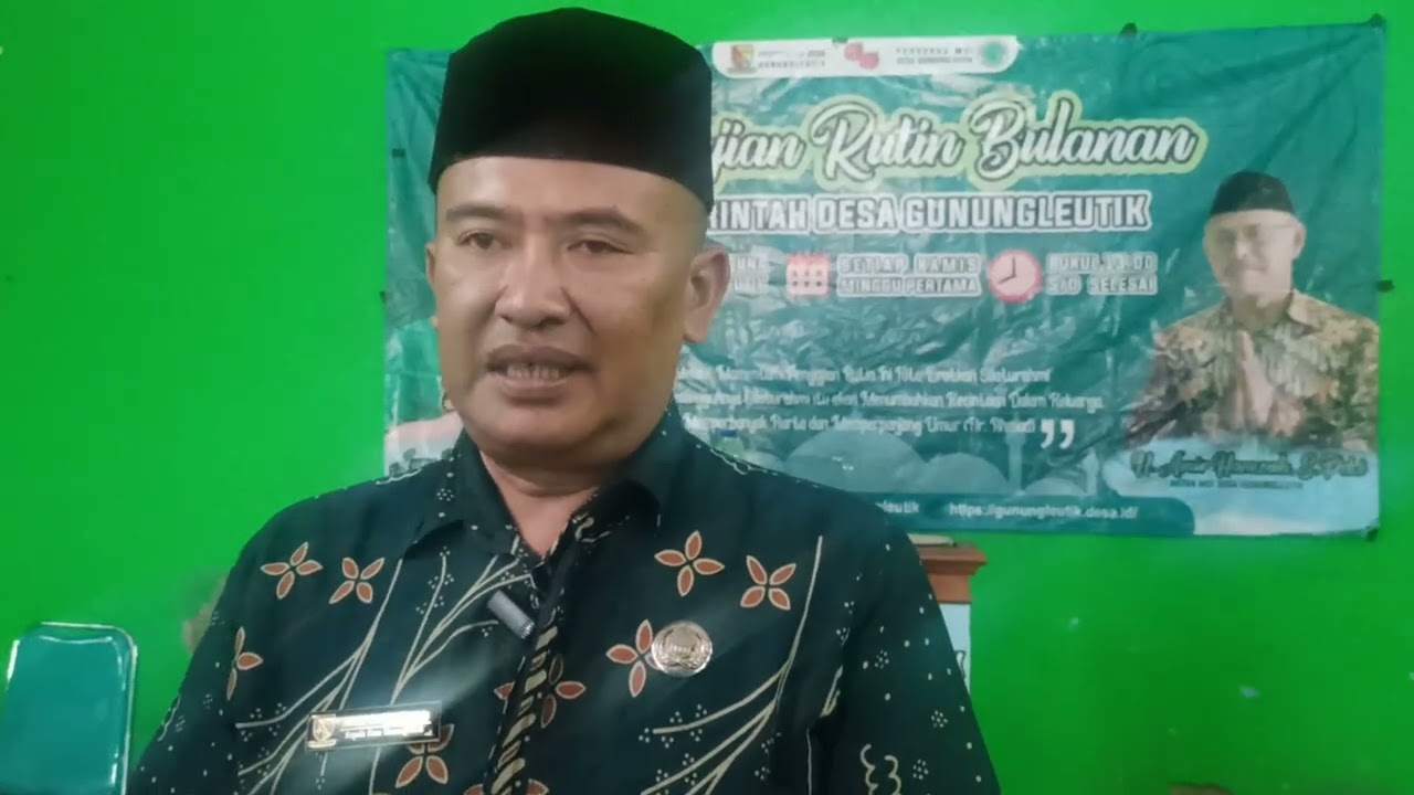 Momen Pengajian Kamis ke-1 Pengajian Bulanan Agus Hamdani, S.Ip. Kades Gunungleutik Ciparay Bandung