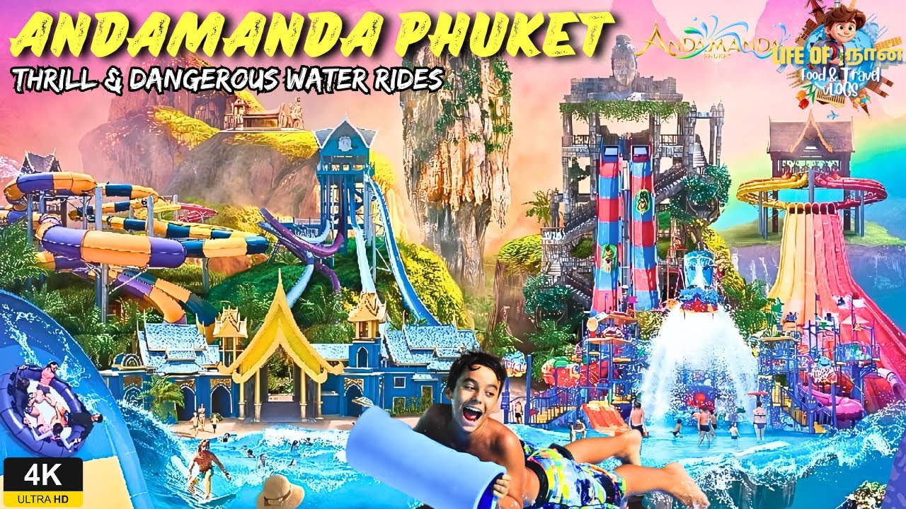 🤩Andamanda phuket water park in Phuket thailand - Lifeofnaan vlogs