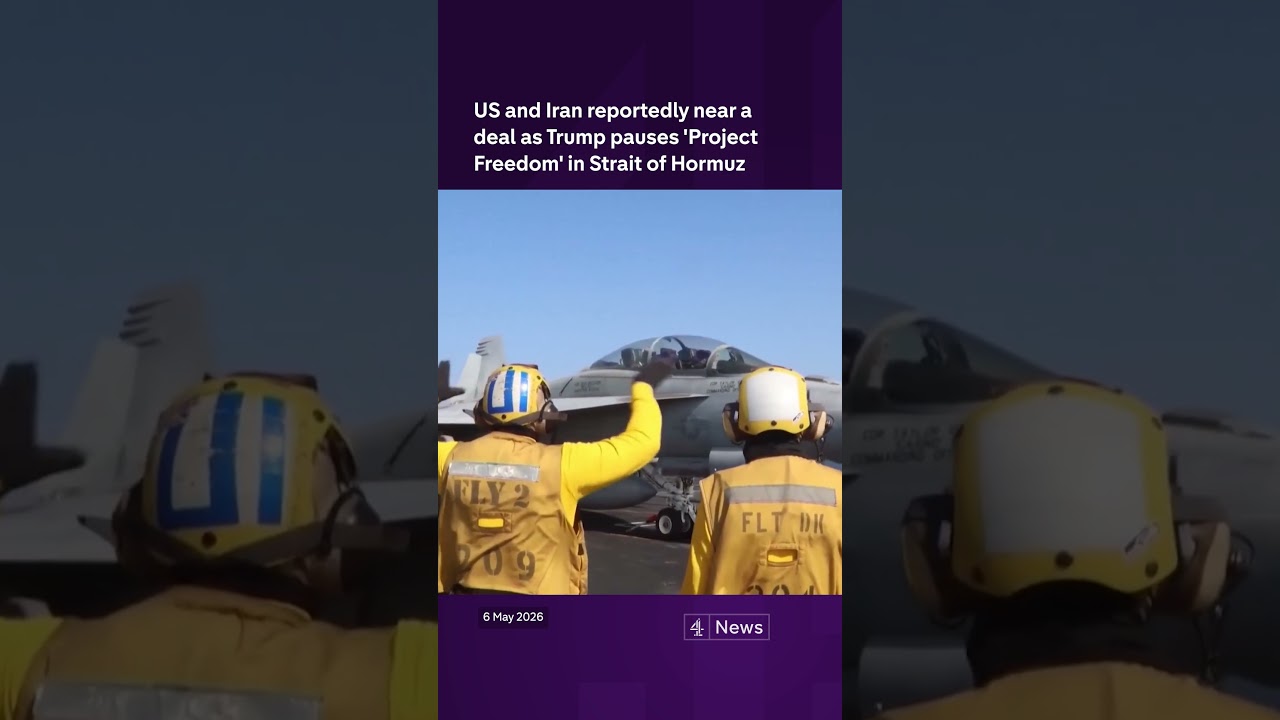 US and Iran reportedly near a peace agreement as Trump pauses 'Project Freedom' in Strait of Hormuz