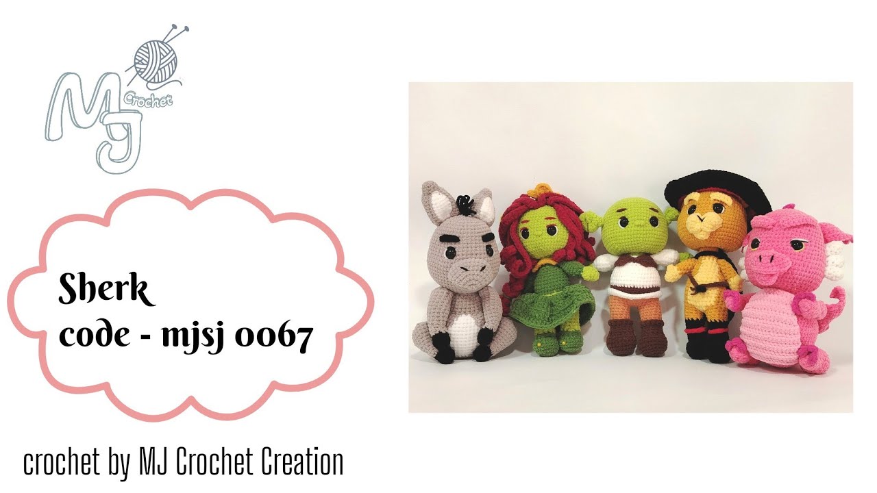 #67 / Sherk | Amigurumi (MJ Crochet)