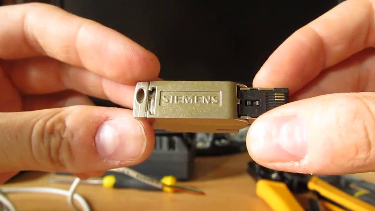 Разъем SIEMENS RJ-45 многоразовый (промышленный)