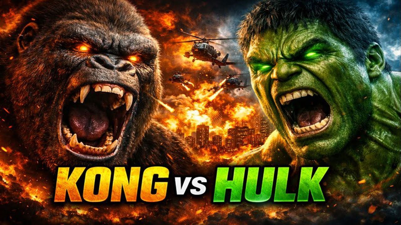 King Kong vs Hulk 💥 Military Forces Join the Battle | Epic War on Skull Island