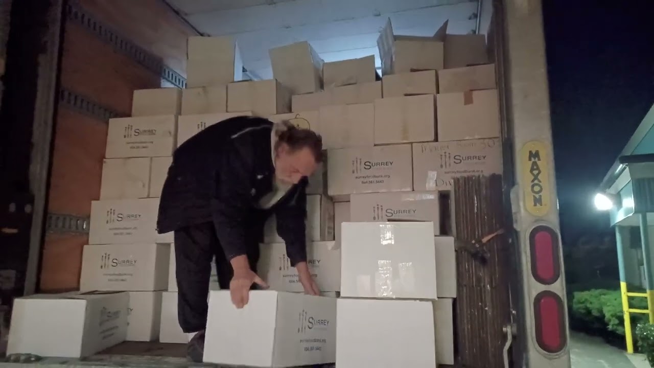 Final Day of Food Drive For Christmas 2023 - Today over 25,000lbs Picked Up ProPics Canada Media Ltd