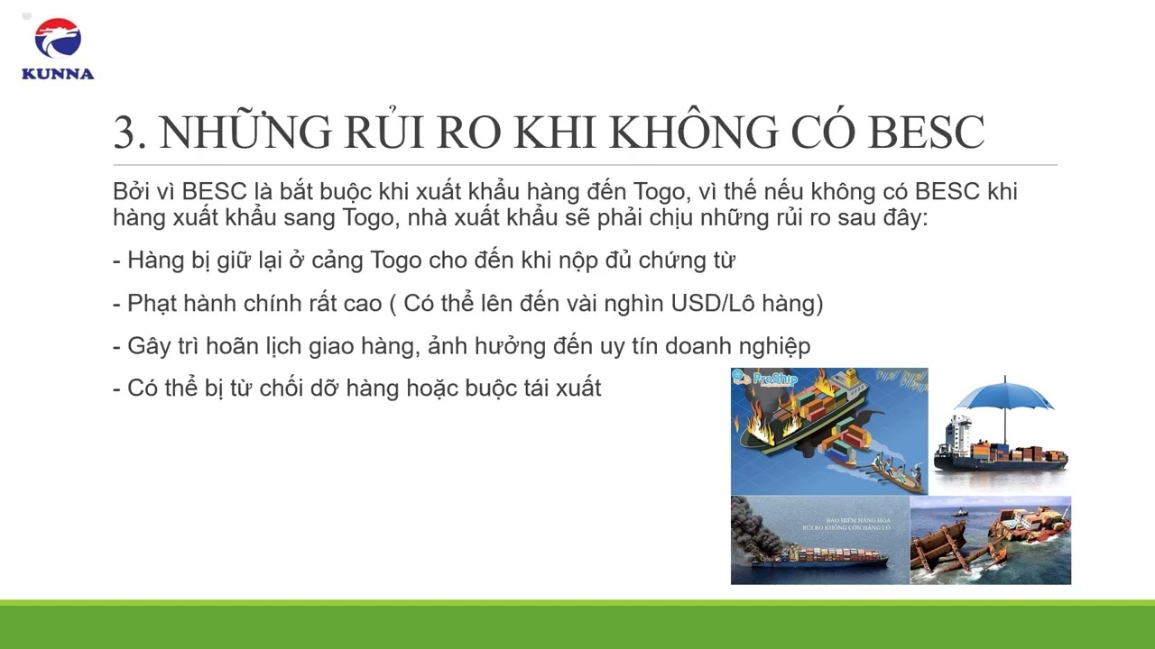 BESC Certificate for Togo | Kunna Logistics &ndash; Smooth Cargo Clearance to West Africa