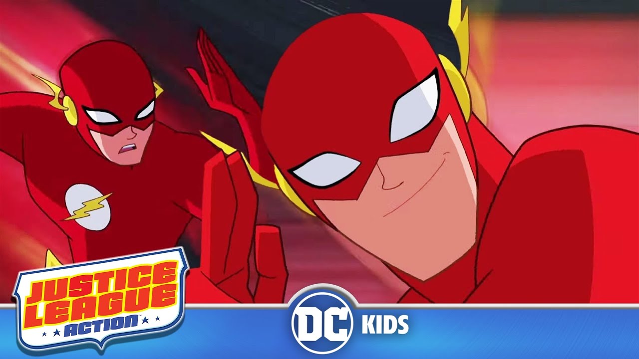 Justice League Action | Flash's Best Moments in Justice League Action | @dckids ​