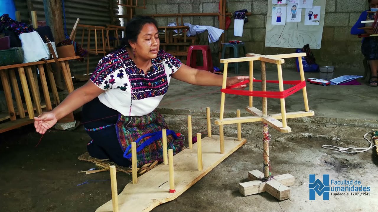 Video 3 El Urdidor y la devanadora en la elaboración de la indumentaria de Santo Domingo Xenacoj