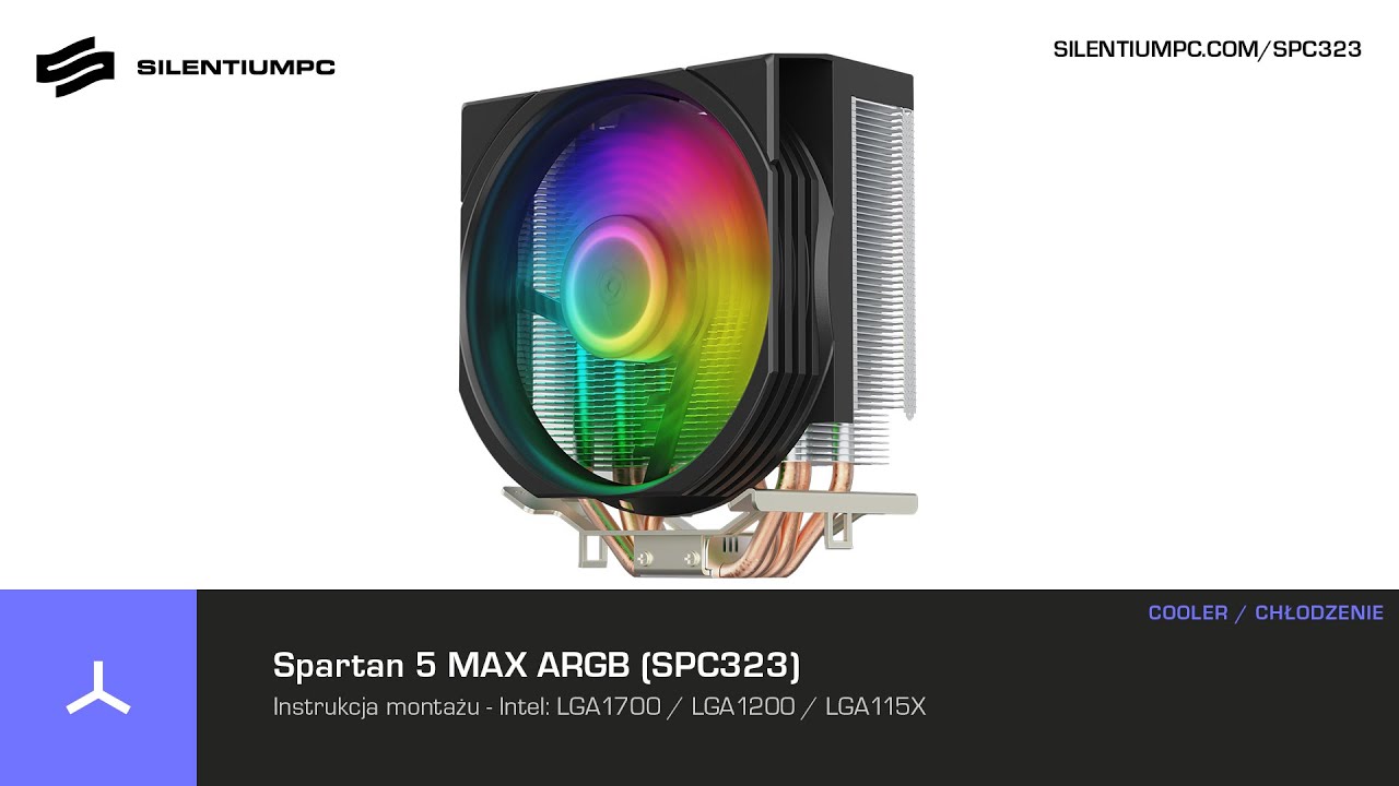 Spartan 5 MAX ARGB (SPC323) - Instrukcja obsługi - Intel