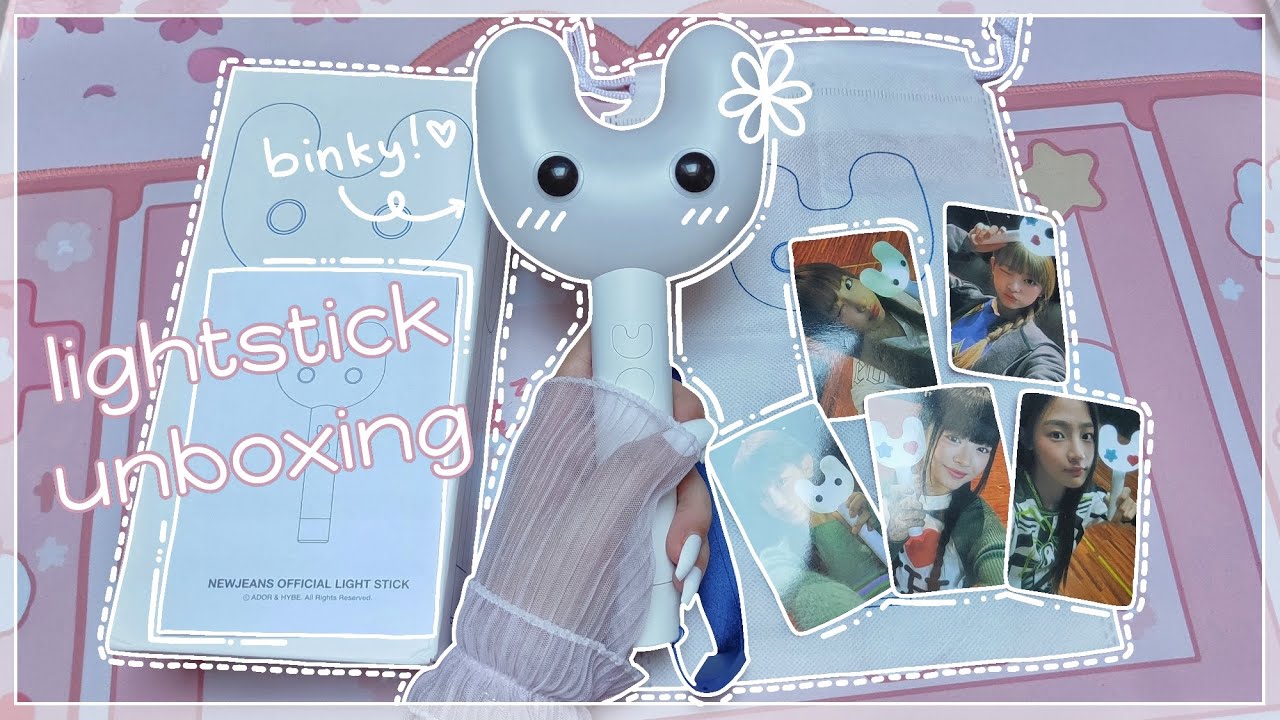 AMSR Unboxing - NewJeans Lightstick Binky Bong 🐰💕