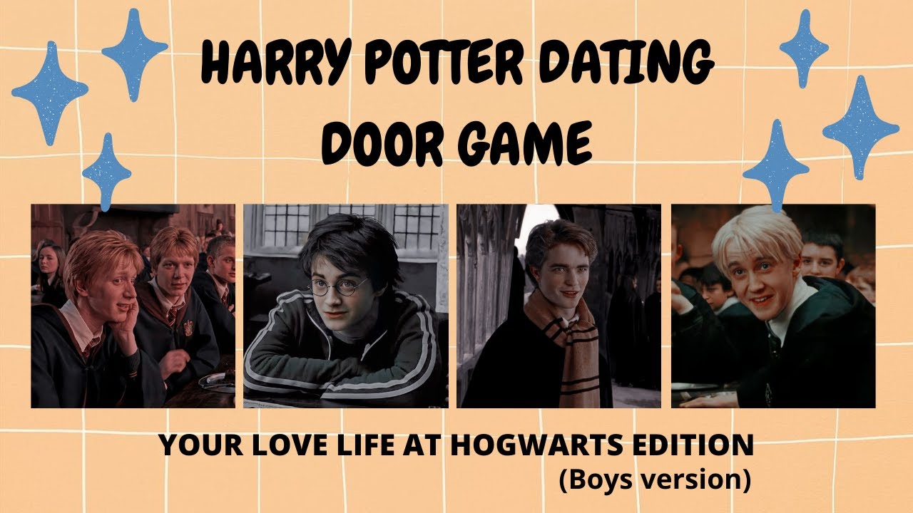 YOUR LOVE LIFE AT HOGWARTS EDITION (Boys version) | HARRY POTTER DATING DOOR GAME