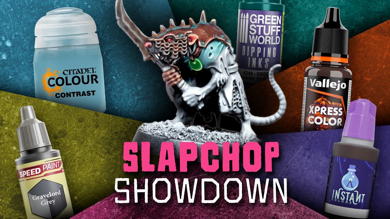 I found THE BEST PAINT for Slapchop (by painting Skaventide Clanrats!)