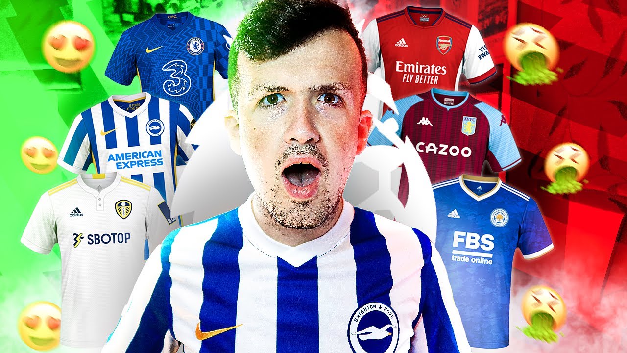 RANKING EVERY PREMIER LEAGUE 21/22 HOME KITS