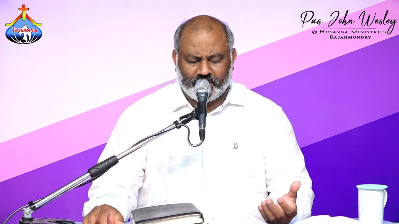 శ్రీమంతుడా యేసయ్యా.. Srimanthuda Yesayyaa - Pas.John Wesley anna Live Song 18-5-2021