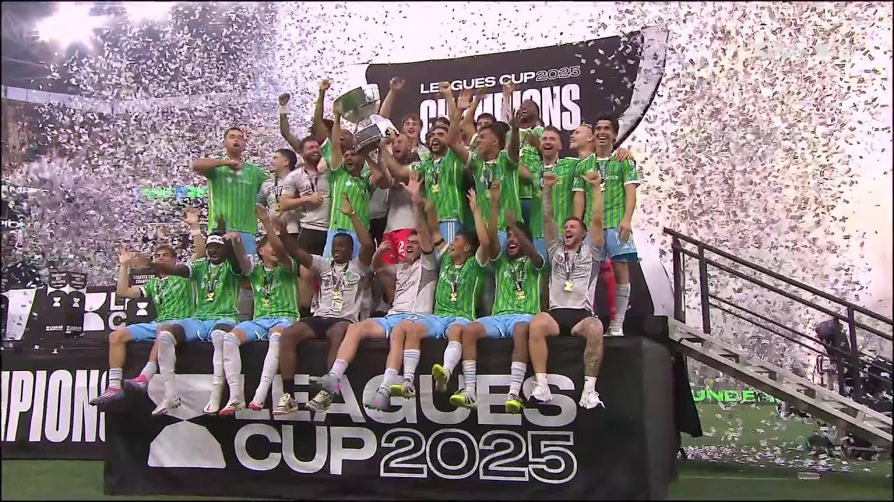 Leagues Cup 2025 Trophy Celebration! Seattle Sounders Crowned