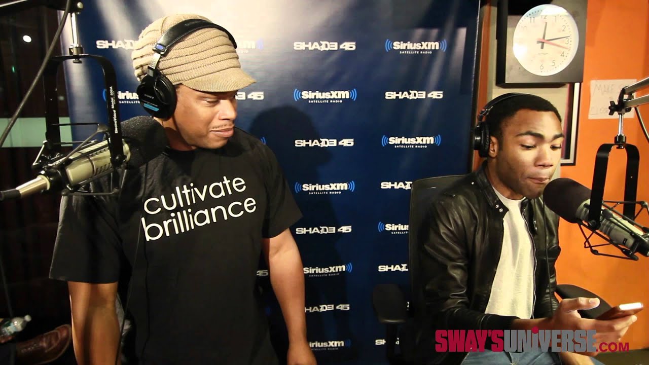 Childish Gambino spits an unheard verse over Biggie's 10 Crack Commandments on #SwayInTheMorning