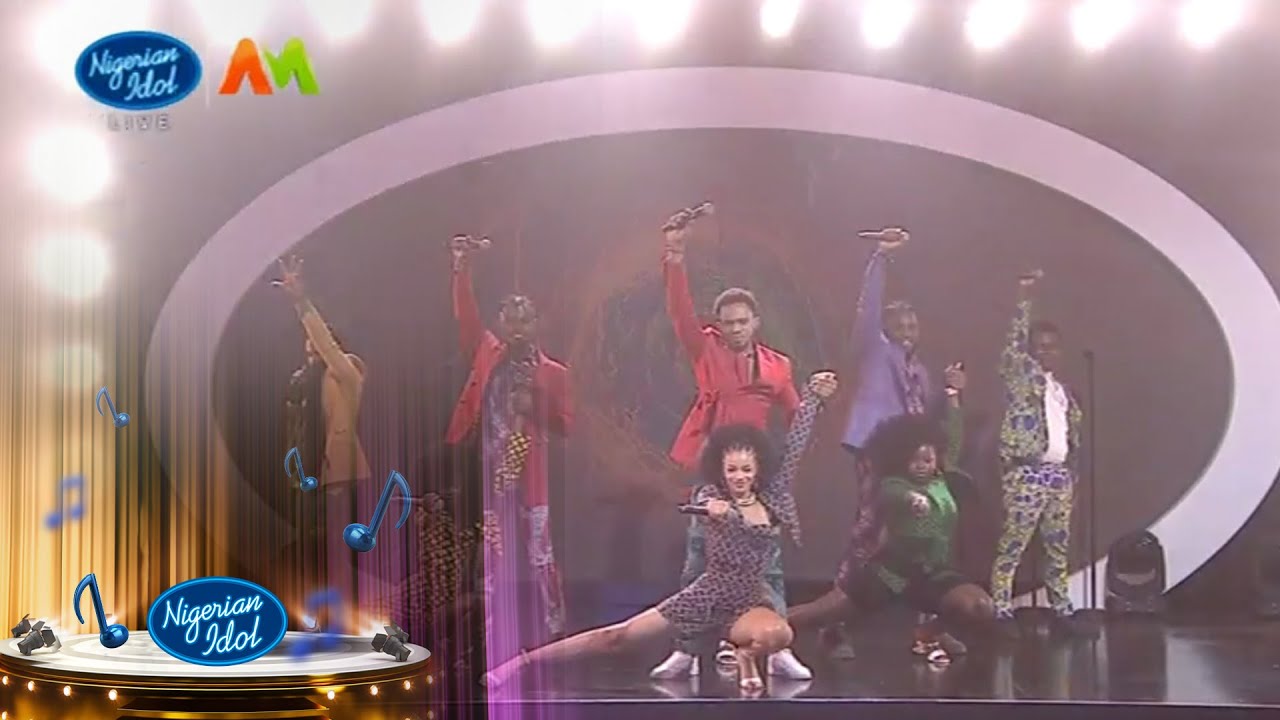Top 2 Reveal: Group Performance – ‘24K Magic’ – Nigerian Idol | Africa Magic | S6 |E15