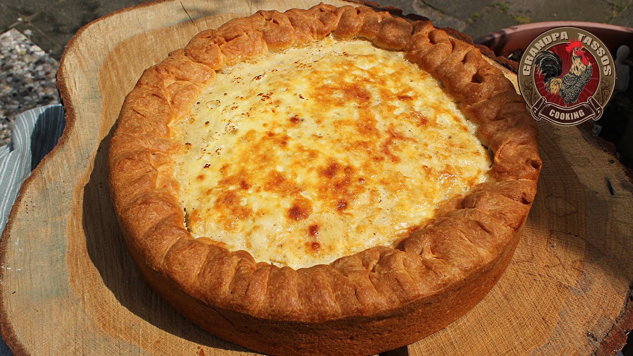 Открытый сыр бёрек из Коса, Греция