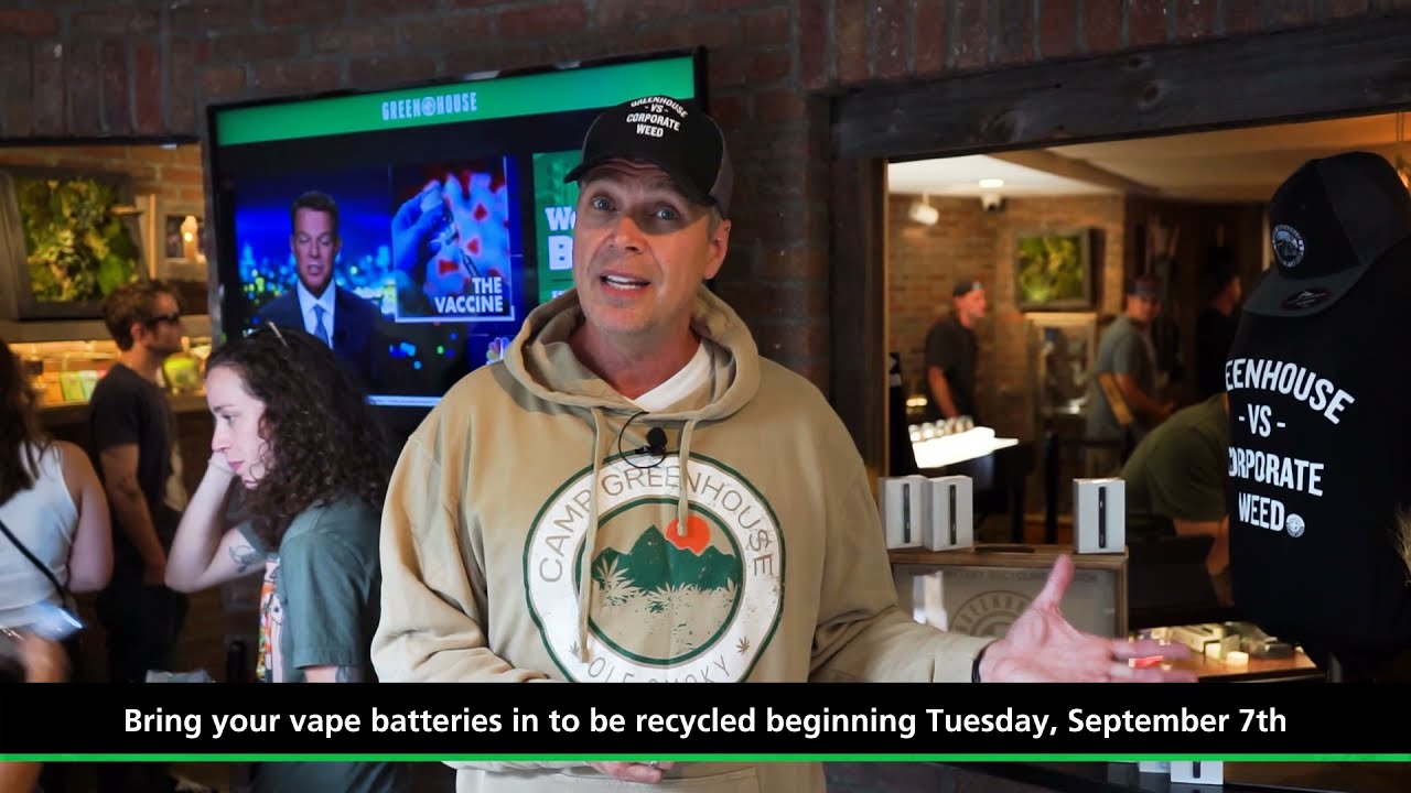 Greenhouse Vape Battery Recycling Drop-Off