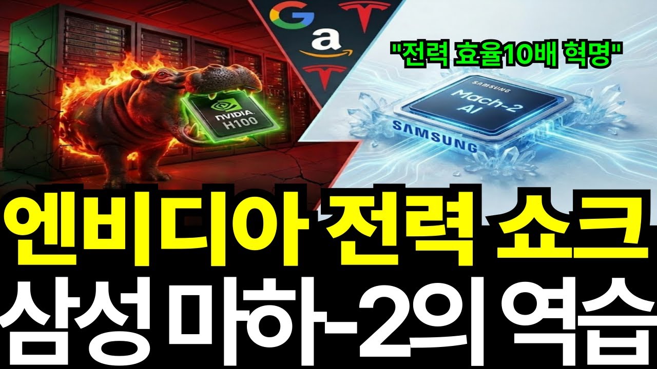 삼성전자 24조 잭팟 터졌다! 엔비디아 제국 무너뜨릴 '전기료 90% 절감'의 소름 돋는 실체