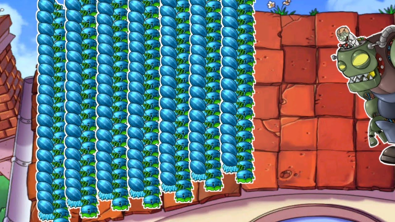 99999 Winter Melon vs 1 Dr. Zomboss  - Plants vs Zombies