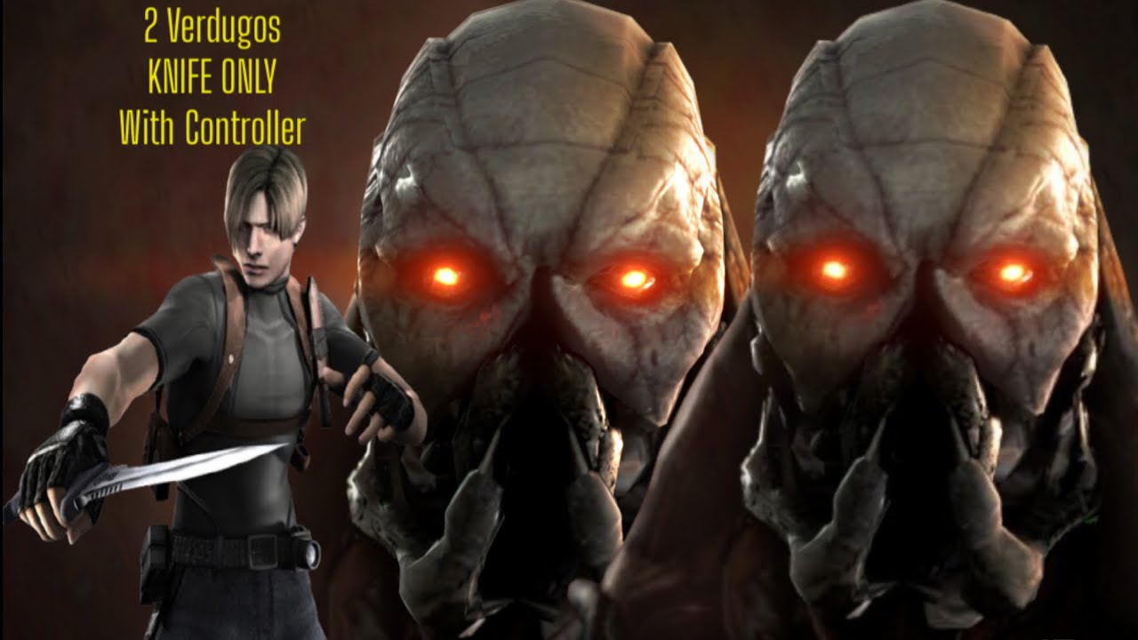 RE4 NO DAMAGE 2 Verdugos Knife Only With Controller!!!