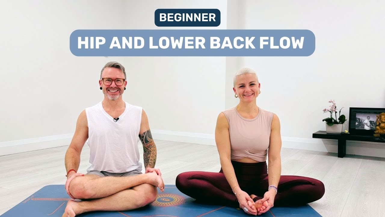 10 Minute Beginner Hip & Lower Back Yoga Flow to Open the Hips & Release Tension
