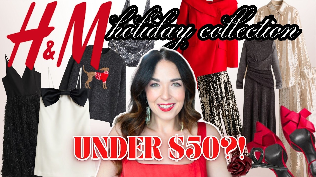 H&M HOLIDAY HAUL 2025 ✨ Не могу поверить, что ЭТО стоит меньше 50 долларов!