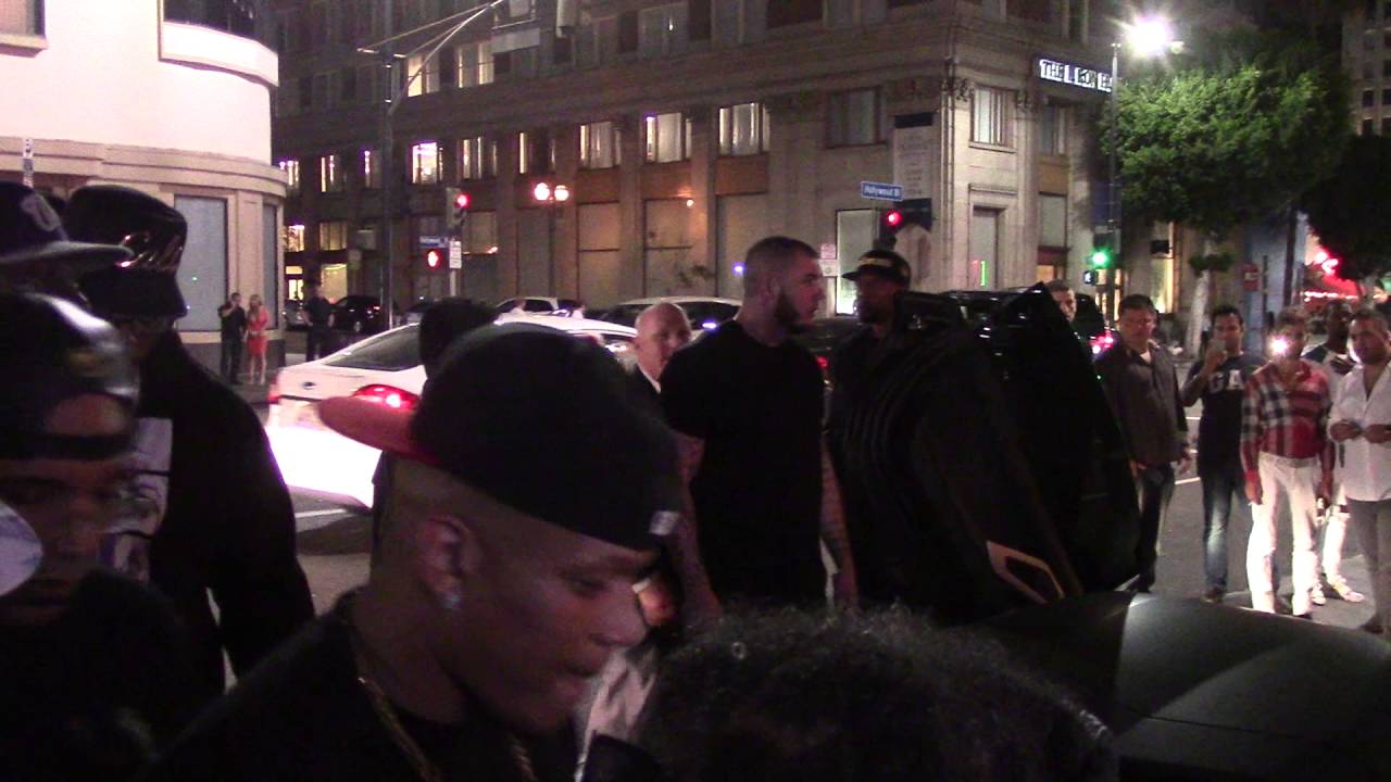 Chris Brown arrives to Project LA Nightclub @chrisbrown