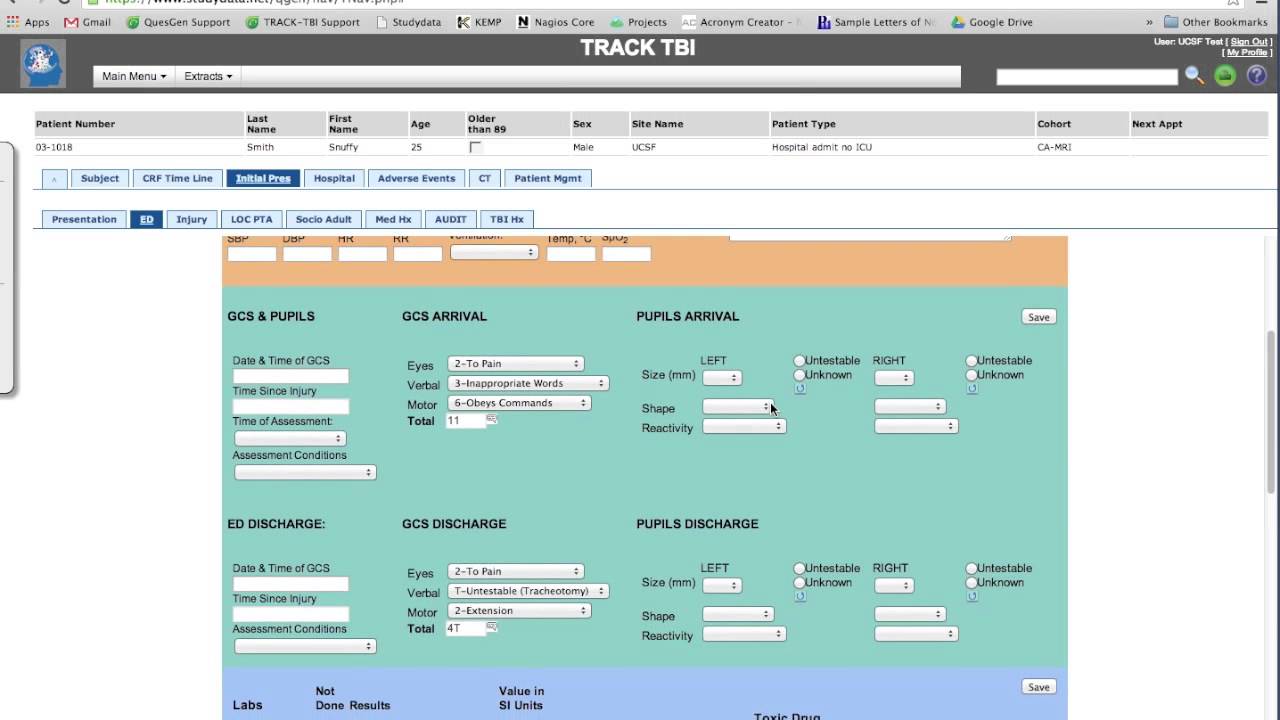 TRACK TBI Introduction